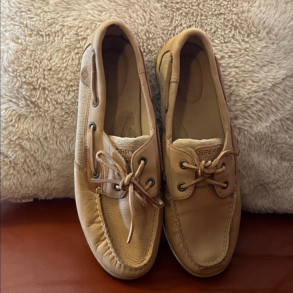 Sperry Light Brown Women’s Slip- on shoes